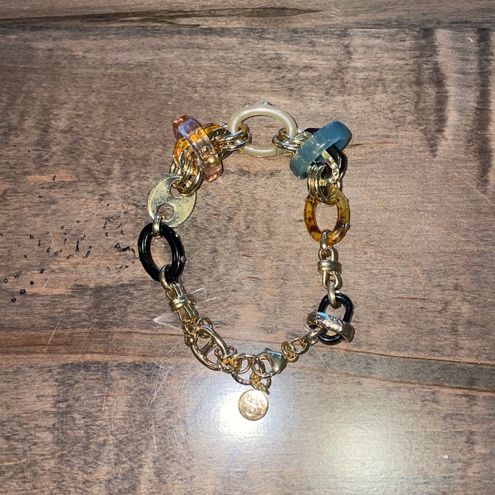 GAS Bijoux gold and glass bracelet